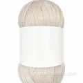 O anel liso da linha da fita do fio do slub do oem 100g 193m girou o anel forte durável tingido anti-pilling eco-amigável 55% acrílico 45% fio misturado